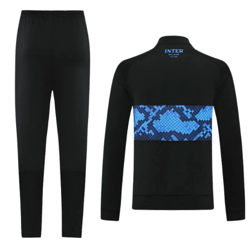 CONJUNTO TREINO INTER DE MILÃO JAQUETA+CALÇA - PRETO 2021/22