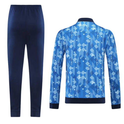 CONJUNTO TREINO INGLATERRA JAQUETA+CALÇA - AZUL CLARO 2021/22