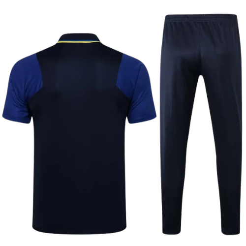 CONJUNTO TREINO TOTTENHAM PÓLO+CALÇA - AZUL ESCURO 2021/22