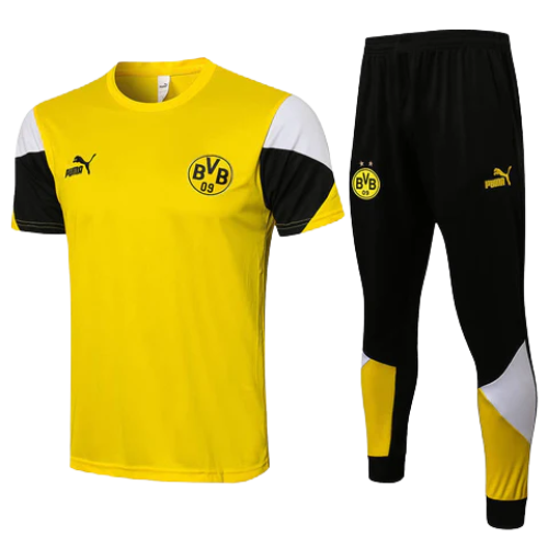 CONJUNTO TREINO BORUSSIA DORTMUND CAMISA+CALÇA - AMARELO 2023/24