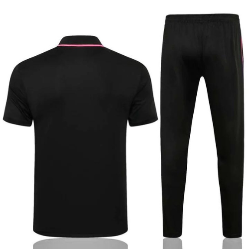 CONJUNTO TREINO PSG "PARIS" PÓLO+CALÇA - PRETO 2022/23