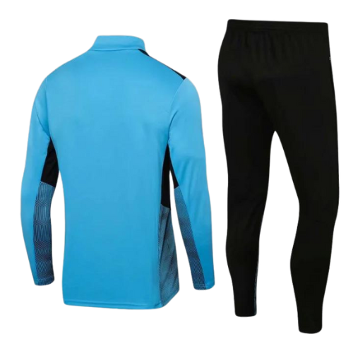 CONJUNTO TREINO MARSELHA JAQUETA+CALÇA - AZUL CLARO 2023/24