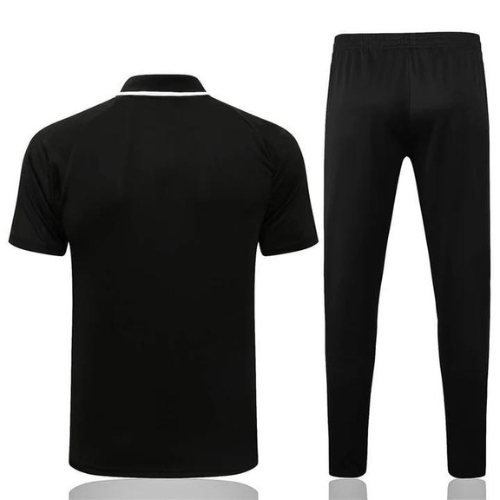 CONJUNTO TREINO PSG "PARIS" PÓLO+CALÇA - PRETO 2021/22