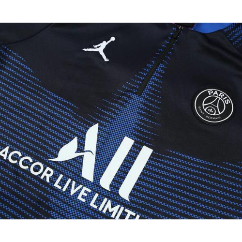 CONJUNTO TREINO PSG JAQUETA+CALÇA - AZUL DEGRADÉ 2021/22