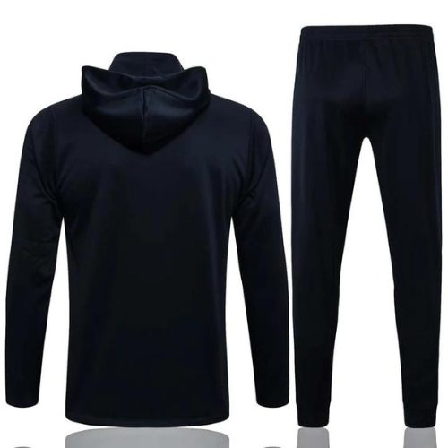CONJUNTO TREINO COM CAPUZ PSG JAQUETA+CALÇA - AZUL ESCURO 2021/22