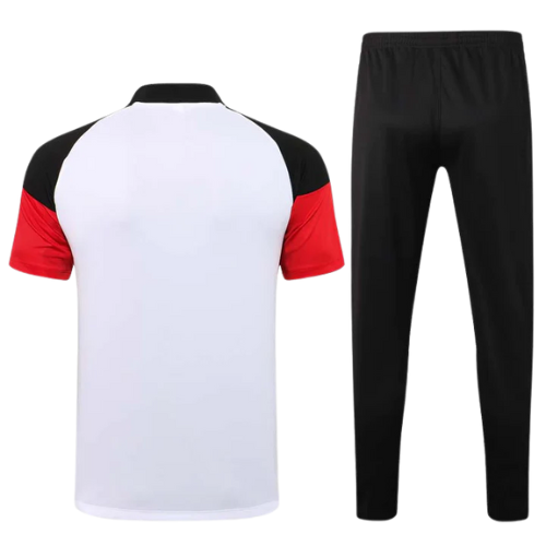 CONJUNTO TREINO LIVERPOOL PÓLO+CALÇA - BRANCO 2021/22