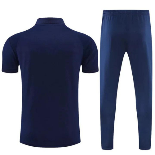 CONJUNTO TREINO PSG PÓLO+CALÇA - AZUL 2023/24