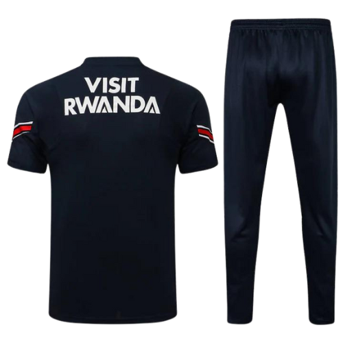 CONJUNTO TREINO PSG CAMISA+CALÇA - PRETO 2021/22