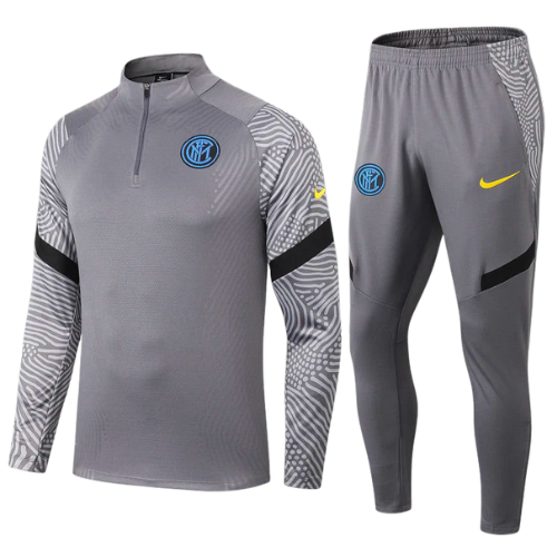 CONJUNTO TREINO INTER DE MILÃO JAQUETA+CALÇA - CINZA 2022/23