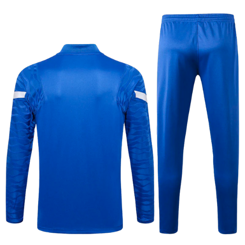 CONJUNTO TREINO BARCELONA JAQUETA+CALÇA - AZUL 2023/24