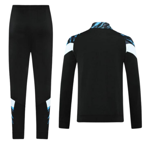 CONJUNTO TREINO MARSELHA JAQUETA+CALÇA - PRETO 2022/23