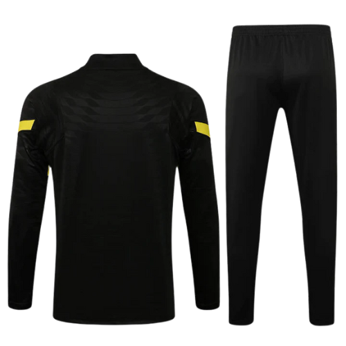 CONJUNTO TREINO CHELSEA JAQUETA+CALÇA - PRETO/AMARELO 2022/23