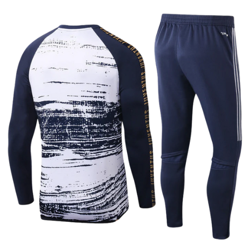 CONJUNTO TREINO JUVENTUS JAQUETA+CALÇA - BRANCO DEGRADÉ 2021/22