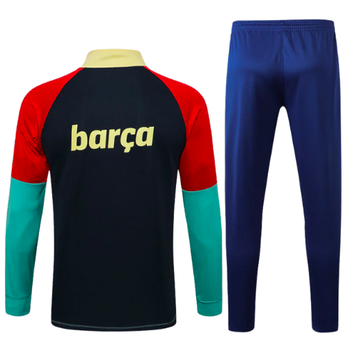 CONJUNTO TREINO BARCELONA JAQUETA+CALÇA - MULTICOLOR 2021/22
