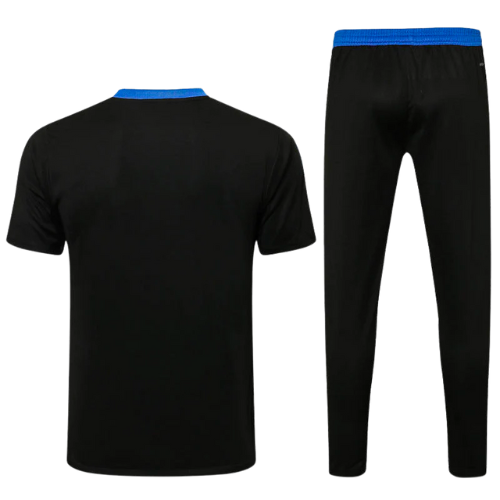CONJUNTO TREINO REAL MADRID CAMISA+CALÇA - PRETO 2022/23