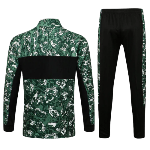 CONJUNTO TREINO MANCHESTER CITY JAQUETA+CALÇA - VERDE MILITAR 2021/22