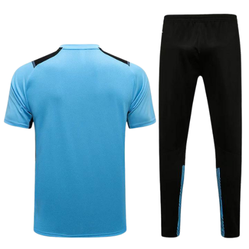 CONJUNTO TREINO MARSELHA CAMISA+SHORT - CELESTE 2023/24