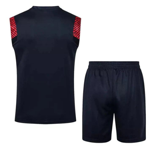 CONJUNTO TREINO PSG REGATA+SHORT - AZUL ESCURO 2023/24