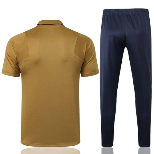CONJUNTO TREINO PSG "PARIS" PÓLO+CALÇA - OURO 2023/24
