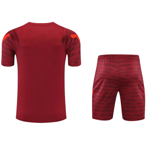 CONJUNTO TREINO LIVERPOOL CAMISA+SHORT - VERMELHO 2023/24