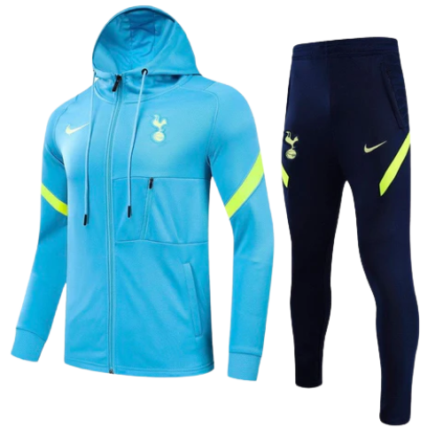 CONJUNTO TREINO TOTTENHAM MOLETOM+CALÇA - CELESTE 2021/22