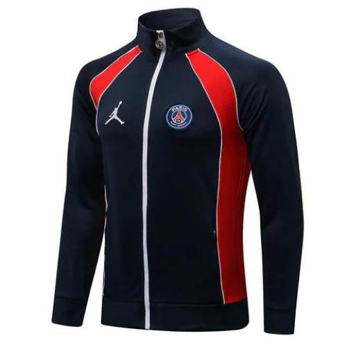 JAQUETA ESCUDO PARIS AZUL VERMELHA PSG X 2021/22
