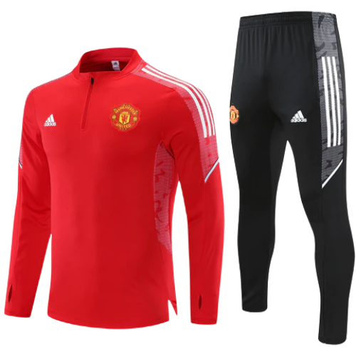 CONJUNTO TREINO MANCHESTER UNITED JAQUETA+CALÇA - VERMELHO 2023/24