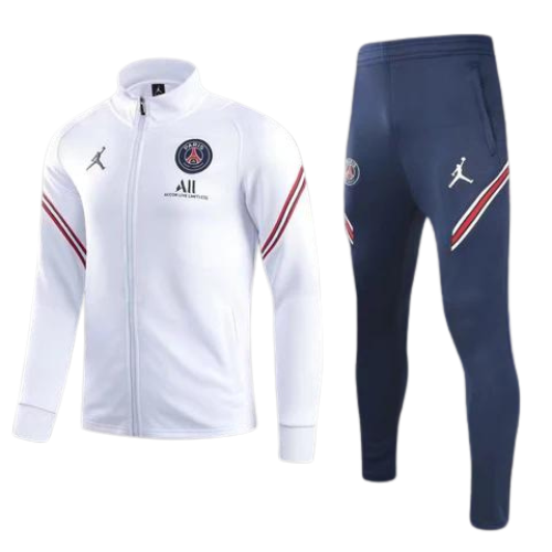 CONJUNTO TREINO PSG JAQUETA+CALÇA - BRANCO 2021/22