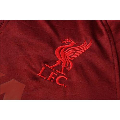 CONJUNTO TREINO LIVERPOOL JAQUETA+CALÇA - VERMELHO ROUGE 2021/23
