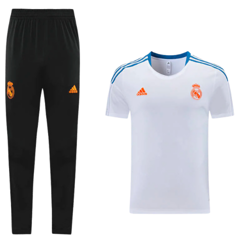 CONJUNTO TREINO REAL MADRID CAMISA+CALÇA - BRANCO 2022/23