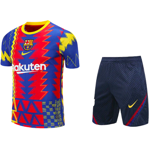 CONJUNTO TREINO BARCELONA CAMISA+SHORT - BLAUGRANA 2023/24