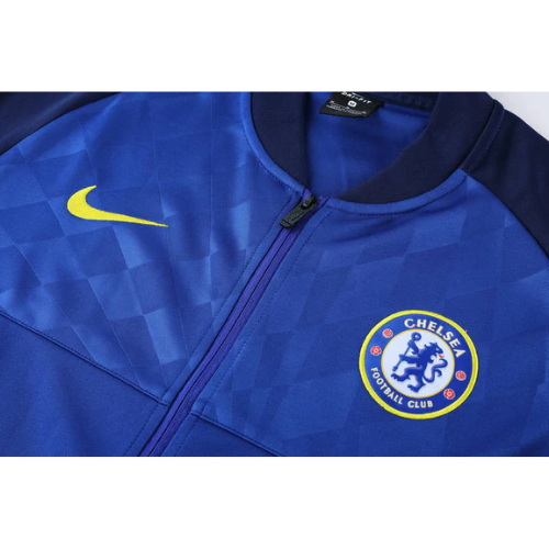 CONJUNTO TREINO CHELSEA JAQUETA+CALÇA - AZUL 2021/22