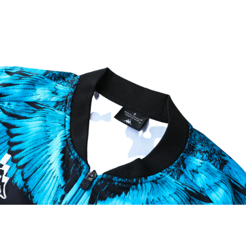 CONJUNTO TREINO NAPOLI EDIÇÃO LIMITADA JAQUETA+CALÇA - PRETO/AZUL 2023/24