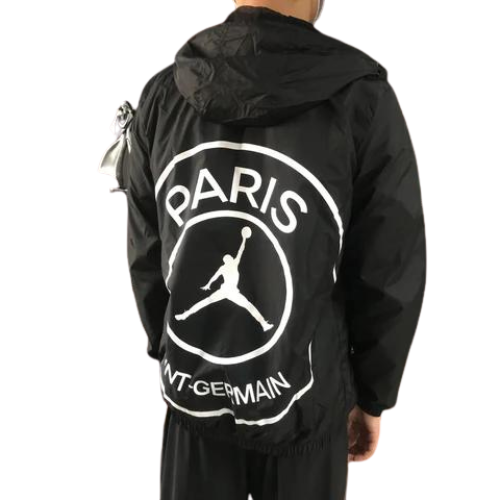 JAQUETA PRETA CORTA VENTO PSG X  2021/22