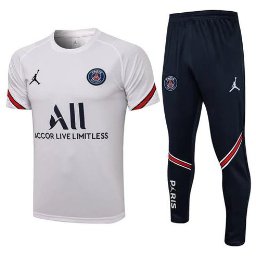 CONJUNTO TREINO PSG CAMISA+CALÇA - BRANCO 2023/24