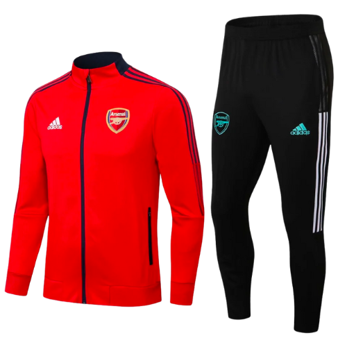 CONJUNTO TREINO ARSENAL JAQUETA+CALÇA - VERMELHO 2021/22
