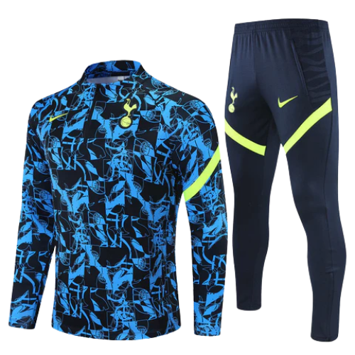 CONJUNTO TREINO TOTTENHAM JAQUETA+CALÇA - AZUL MILITAR 2021/22