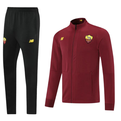 CONJUNTO TREINO ROMA JAQUETA+CALÇA - ROUGE 2023/24