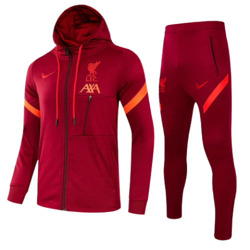 CONJUNTO TREINO LIVERPOOL MOLETOM+CALÇA - VERMELHO 2022/23