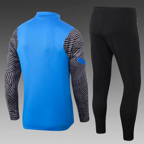CONJUNTO TREINO INTER DE MILÃO JAQUETA+CALÇA - AZUL 2021/22