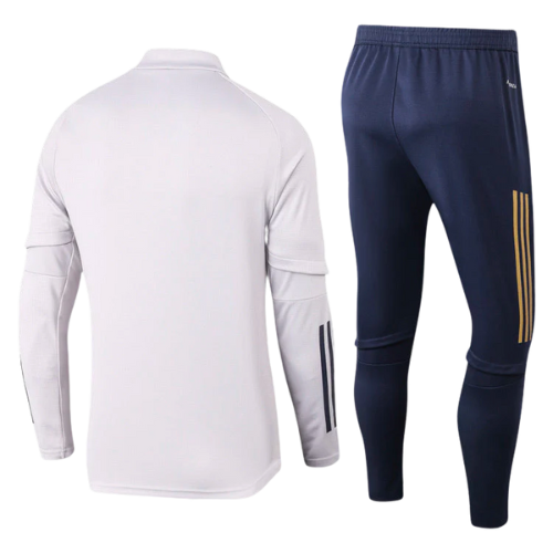 KIT JAQUETA BRANCA + CALÇA MOLETOM LEEDS UNITED 2021/22