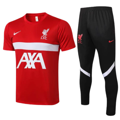 CONJUNTO TREINO LIVERPOOL CAMISA+CALÇA - VERMELHO 2022/23