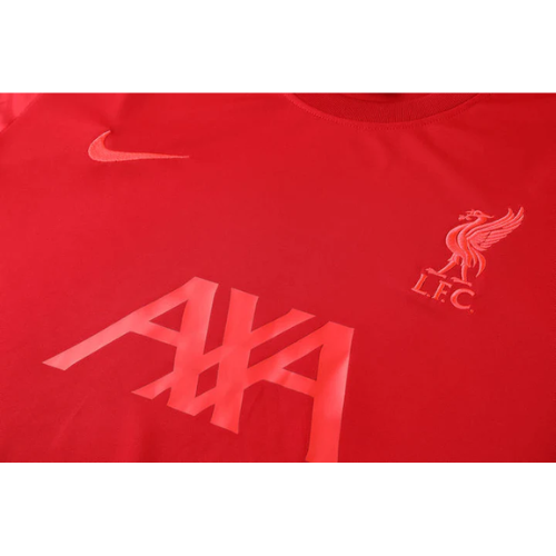 CONJUNTO TREINO LIVERPOOL CAMISA+CALÇA - VERMELHO 2021/22