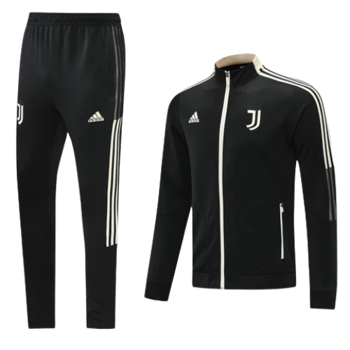 CONJUNTO TREINO JUVENTUS JAQUETA+CALÇA - PRETO 2021/22