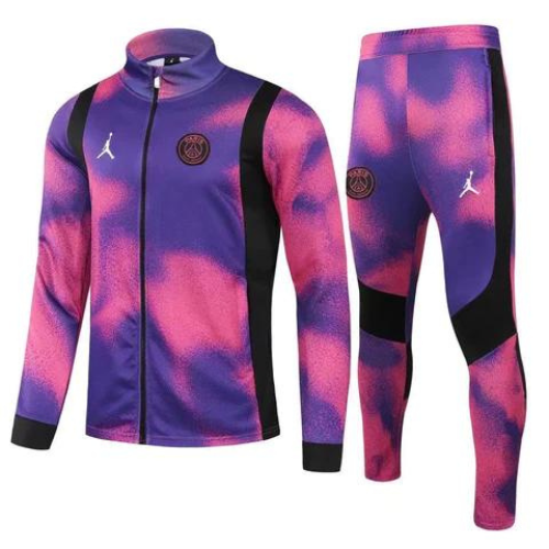 CONJUNTO TREINO PSG JAQUETA+CALÇA - ROXO 2022/23