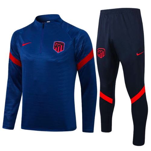 CONJUNTO TREINO ALETICO MADRID JAQUETA+CALÇA - AZUL 2022/23