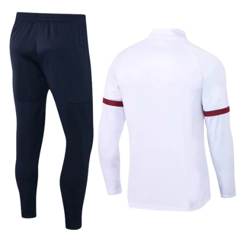 CONJUNTO TREINO MANCHESTER CITY JAQUETA+CALÇA - BRANCO 2021/22