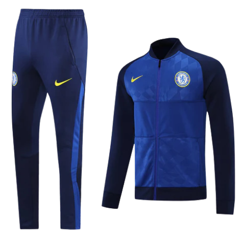 CONJUNTO TREINO CHELSEA JAQUETA+CALÇA - AZUL 2021/22