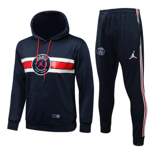 CONJUNTO TREINO PSG MOLEOM+CALÇA - AZUL ESCURO 2022/23