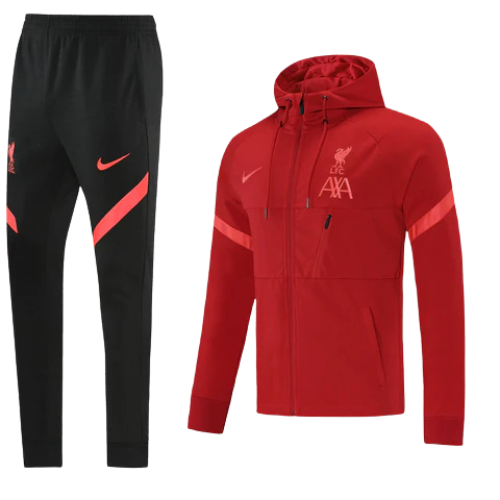 CONJUNTO TREINO LIVERPOOL MOLETOM+CALÇA - VERMELHO 2022/23